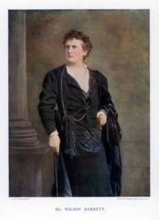 Wilson Barrett, English actor, manager, and playwright, 1901.Artist: W&D Downey