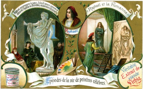 Episodes of the Life of Famous Painters: Raphael, (c1900). Artist: Unknown