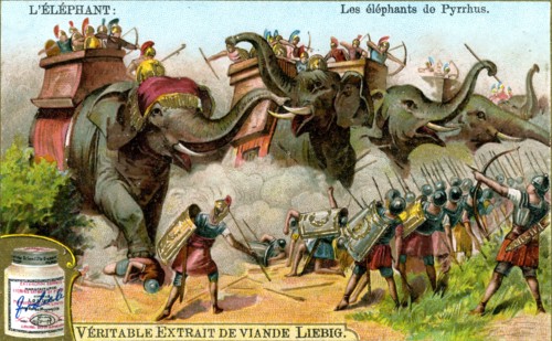 The Elephants of Pyrrhus, c1900.  Creator: Unknown.