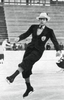 Jack Dunn, British figure skater, Winter Olympics, Garmisch-Partenkirchen, Germany, 1936. Artist: Unknown