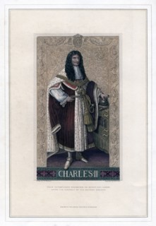 Charles II, King of England and Scotland. Artist: H Bourne