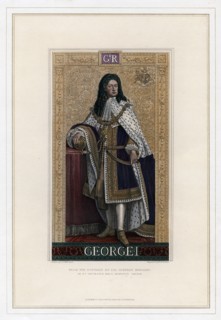 George I, King of Great Britain. Artist: William Home Lizars