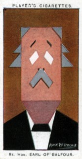 Arthur James Balfour, 1st Earl of Balfour, 1926.Artist: Alick P F Ritchie