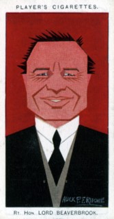 William Maxwell Aitken, 1st Baron Beaverbrook, statesman and newspaper proprietor, 1926.Artist: Alick P F Ritchie