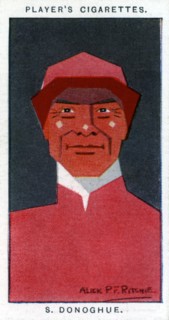 Stephen Donoghue, Jockey and trainer, 1926.Artist: Alick P F Ritchie