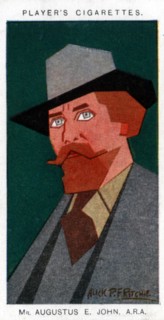 Augustus John, British painter, 1926.Artist: Alick P F Ritchie