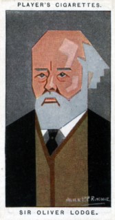Sir Oliver Lodge, British physicist, (1926).Artist: Alick P F Ritchie