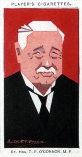 Thomas Power O'Connor, Irish journalist and politician, 1926.Artist: Alick P F Ritchie