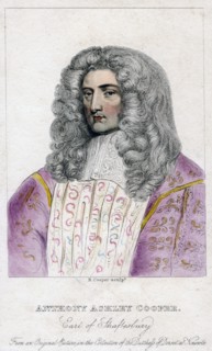 'Anthony Ashley-Cooper, Earl of Shaftesbury'.Artist: R Cooper