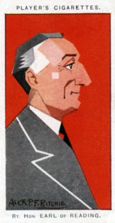 Rufus Isaacs, 1st Marquess of Reading, Lord Chief Justice and diplomat, 1926.Artist: Alick P F Ritchie