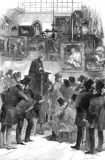 Picture sale at Messrs Christie and Manson's, King Street, St James's, London, 1856.  Creator: Unknown.