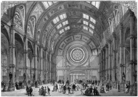 The Central Hall, Alexandra Palace, London, 1875. Artist: Unknown