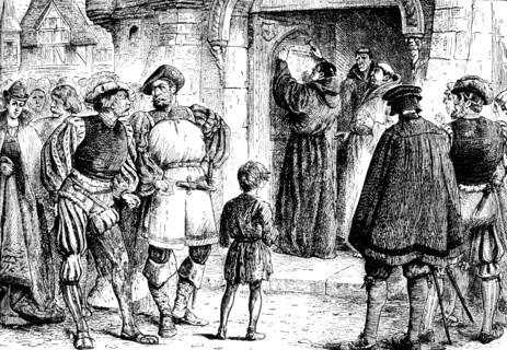 Luther's Protest, 1517, (1909). Artist: Unknown