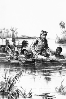Livingstone on his last journey, 19th century. Artist: Unknown