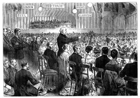 'Mr Gladstone at Leeds', late 19th century. Artist: Unknown