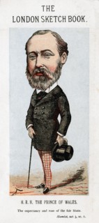 Albert Edward, Prince of Wales, 1874.Artist: Faustin