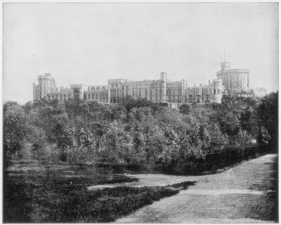 Windsor Castle, England, late 19th century.Artist: John L Stoddard