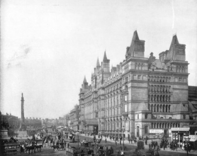 Lime Street, Liverpool, England, late 19th century.Artist: John L Stoddard
