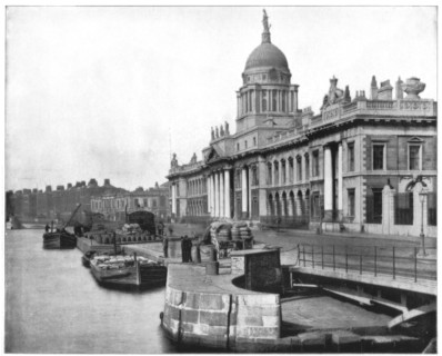 Custom House, Dublin, Ireland, late 19th century. Artist: John L Stoddard