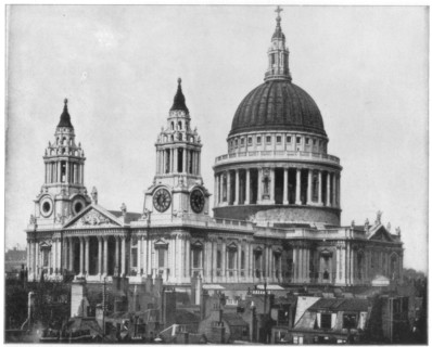St Paul's Cathedral, London, late 19th century.Artist: John L Stoddard