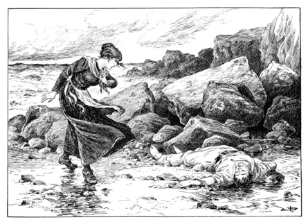 'When the Sea Gives up its Dead', 1901.Artist: MJ Blatchford