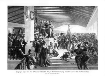 Demonstrations by students in Vienna (1848), 1900