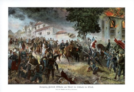 Crown Prince Friedrich III of Germany, Austro-Prussian War. (1866), 1900. Artist: Unknown