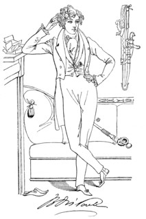 'Mr Disraeli in his youth', 19th century. Artist: Unknown