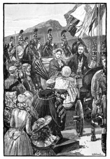 The Queen's entry into Edinburgh, c1840s, (1900). Artist: Unknown