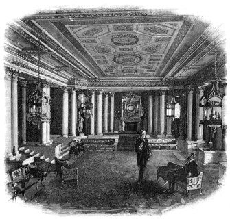 The Marble Hall, Buckingham Palace, 1900. Artist: Unknown