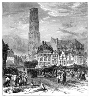 View in Mechelen, Belgium, 1900. Artist: Unknown