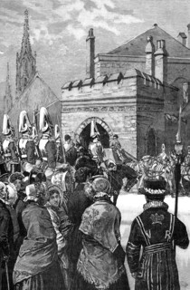 The Queen opening Parliament, 1846, (1900). Artist: Unknown
