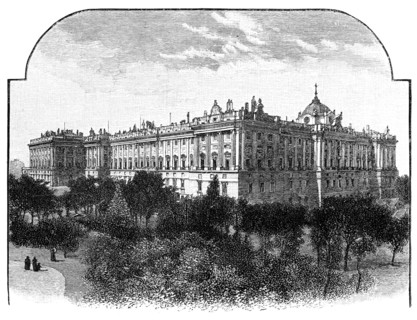 The Royal Palace, Madrid, Spain, 1900. Artist: Unknown
