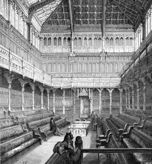 House of Commons, Westminster, London, 1900. Artist: Unknown