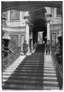 The Grand Staircase, Buckingham Palace, London, 1900. Artist: Unknown