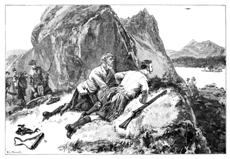 Prince Albert deerstalking, c1840s, (1900).Artist: William Heysham Overend