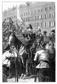 The King of Prussia Addressing the Berliners, 1848, (1900)