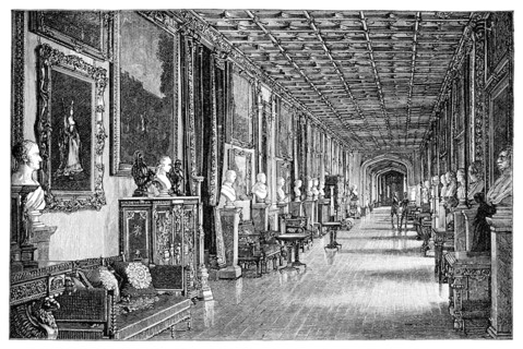 The South East Corridor, Windsor Castle, 1900. Artist: Unknown