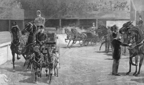 'Pairs, Under 15 Hands', 1891.Artist: John Charlton