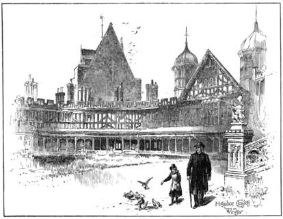 Horseshoe Cloisters, Windsor Castle, 1900. Artist: Unknown