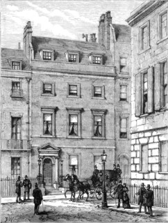 Lord Beaconsfield's house, 19, Curzon Street, Mayfair, London, 1900. Artist: Unknown