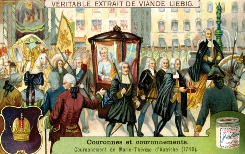 The Crowning of Maria Theresa of Austria in 1740, (c1900). Artist: Unknown
