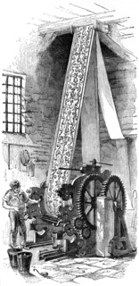 Cylinder printing machine, 1886. Artist: Unknown