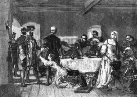 The arrest of John Brown of Ashford, a Lollard, 1517, (1856). Artist: Alexander Johnston