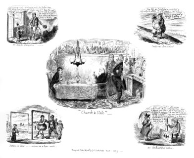 Various Cartoons, 1829.Artist: George Cruikshank