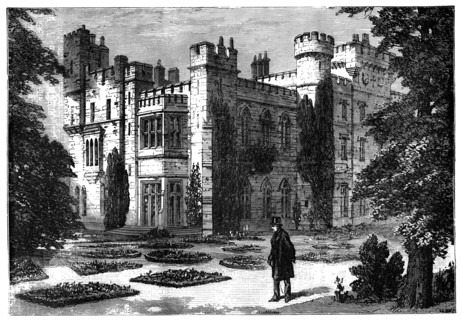 The Garden, Hawarden Castle, Flintshire, Wales, 19th century. Artist: Unknown