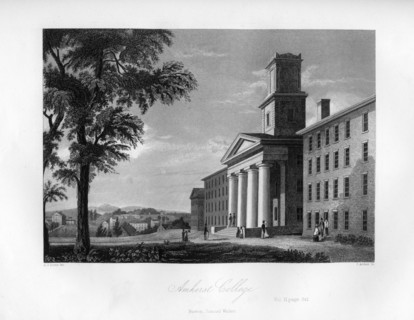 Amherst College, Massachusetts, 1855.Artist: J Archer