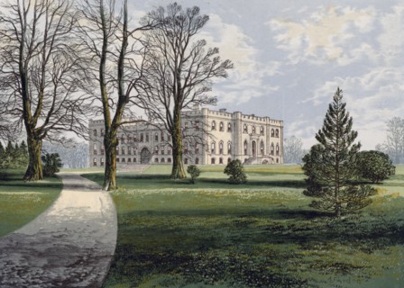 Kimbolton Castle, Cambridgeshire, late 19th century.Artist: A F Hydon