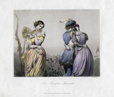 The Virgin Longing, c19th century.Artist: AH Payne