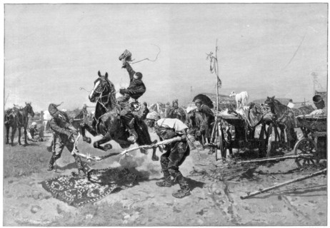 A Russian horse fair, 1894. Artist: Unknown